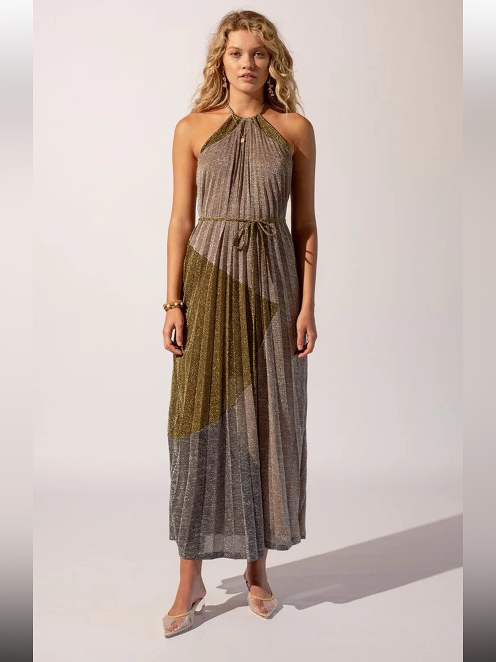 Suboo Halter Maxi Dress NWT